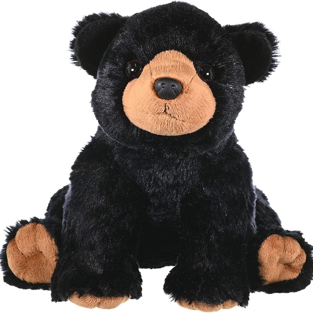 Wild Republic Black Bear 12" Plush Stuffed Animal